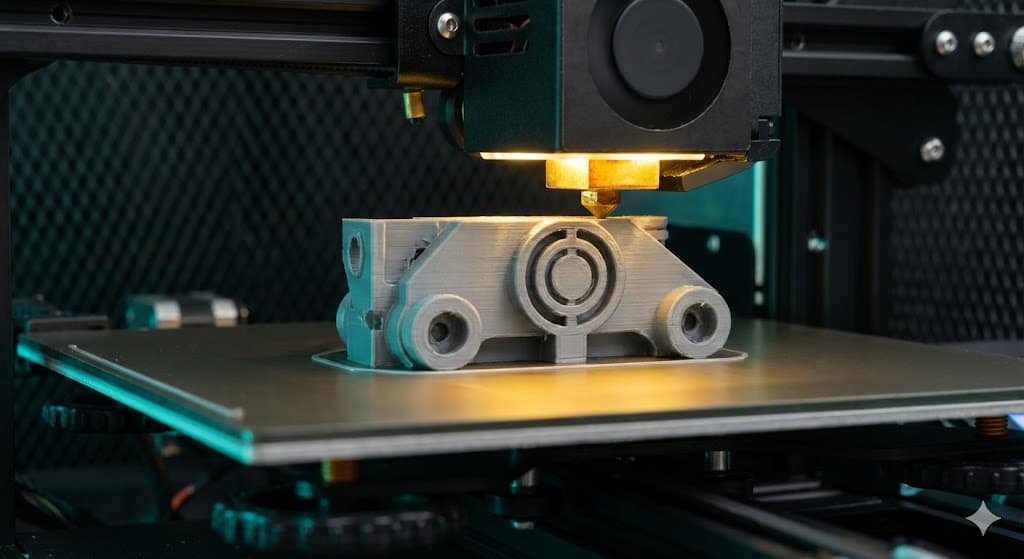 On-demand 3D printing in progress